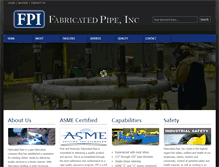 Tablet Screenshot of fabricatedpipe.com